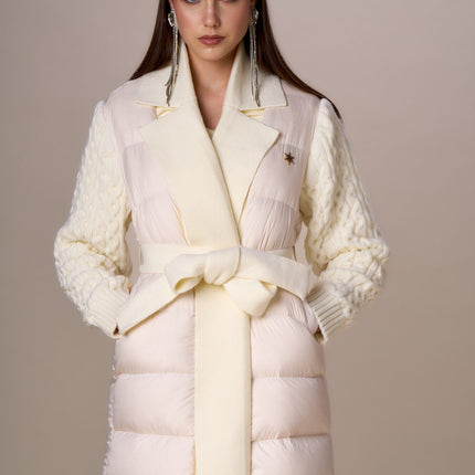 PIUMINOCON MANICHE IN MAGLIA