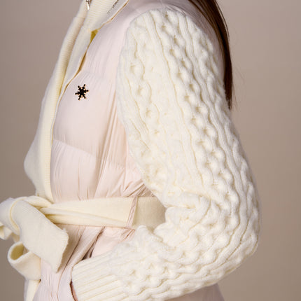 PIUMINOCON MANICHE IN MAGLIA