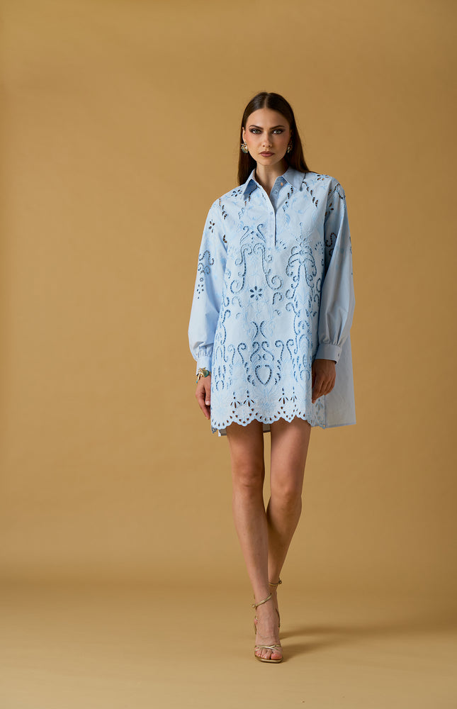ABITO CAMICIA RICAMO