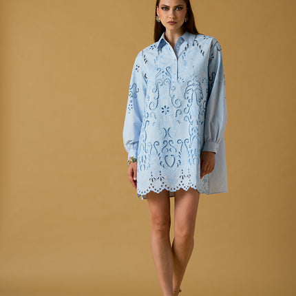 ABITO CAMICIA RICAMO