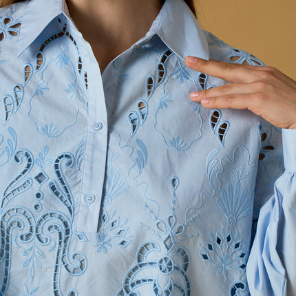 ABITO CAMICIA RICAMO