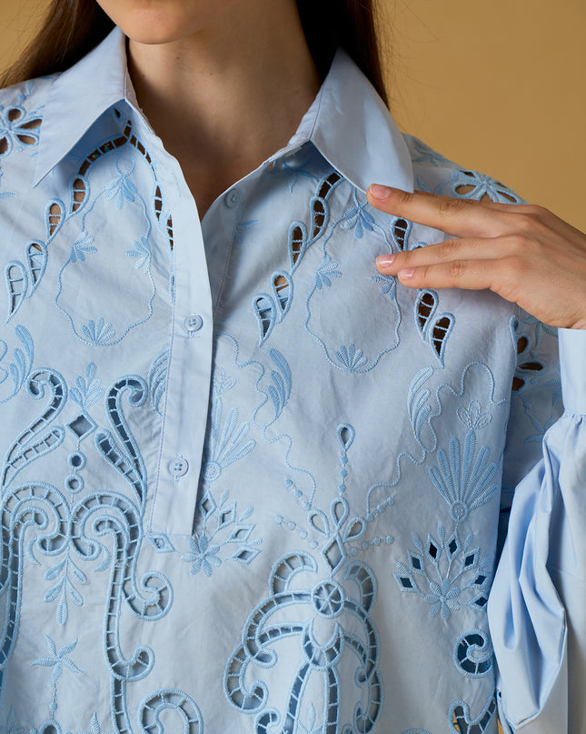 ABITO CAMICIA RICAMO