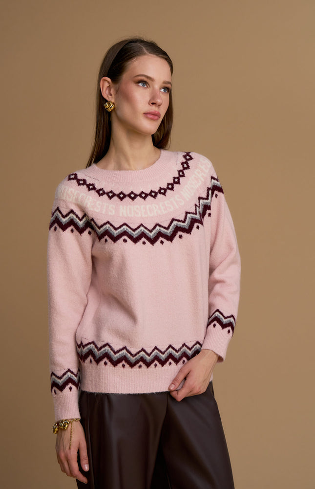 MAGLIA GRECA ROSA