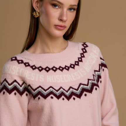 MAGLIA GRECA ROSA