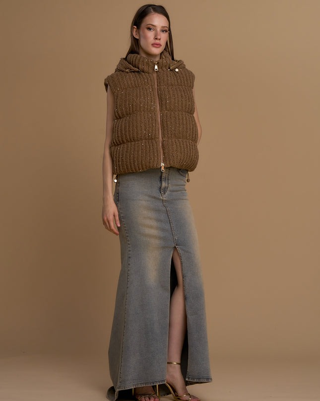 GILET IN MAGLIA