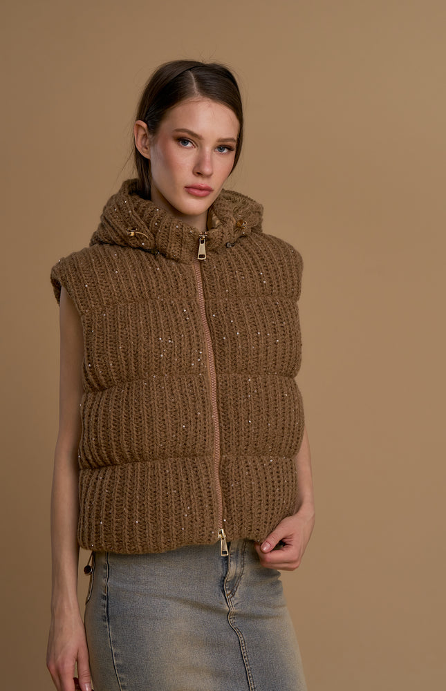 GILET IN MAGLIA