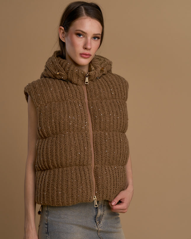 GILET IN MAGLIA