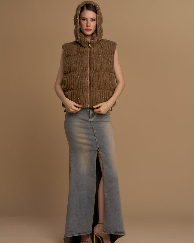GILET IN MAGLIA