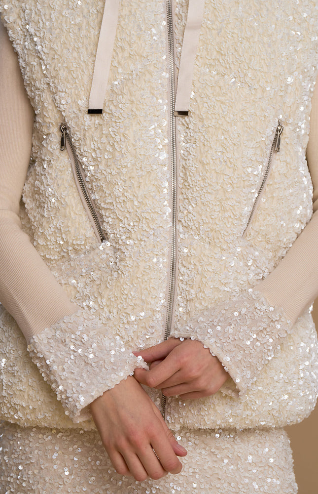 GILET PAILLETTES
