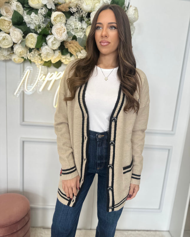 CARDIGAN TASCA CUORE