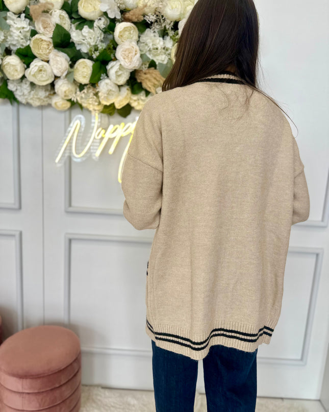 CARDIGAN TASCA CUORE