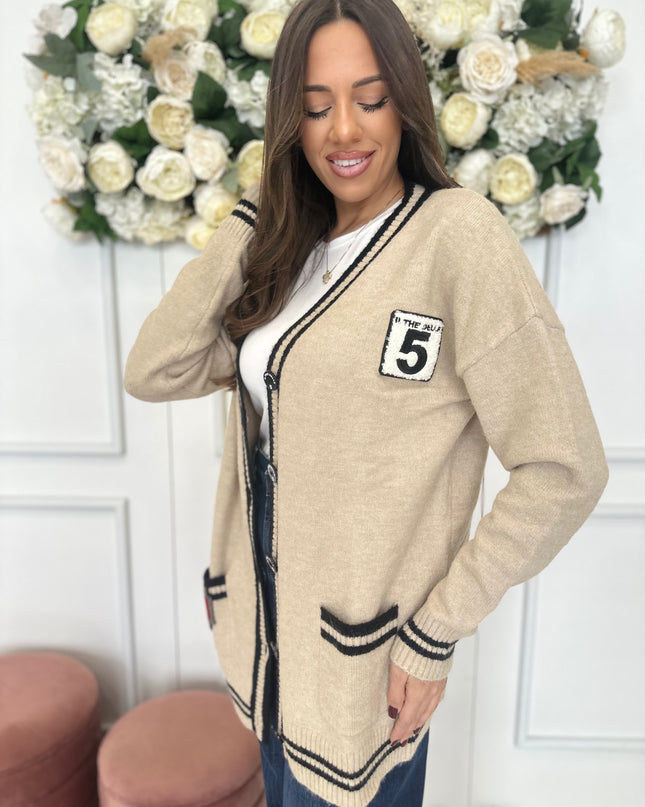 CARDIGAN TASCA CUORE