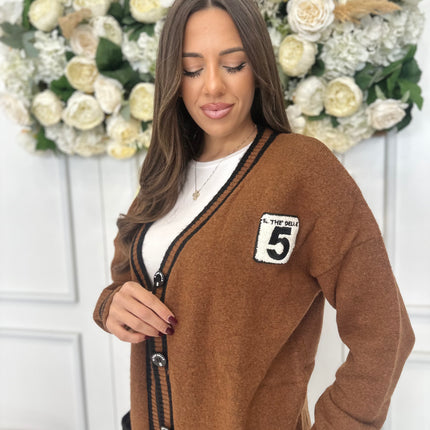 CARDIGAN TASCA CUORE