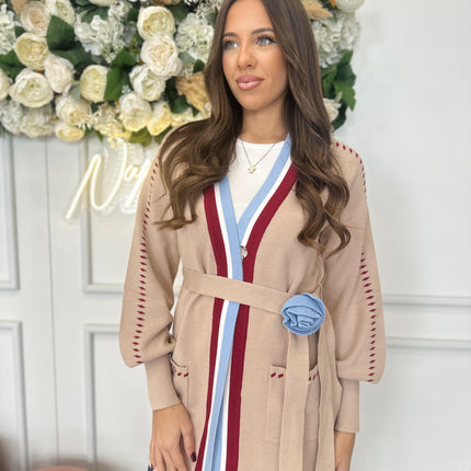 CARDIGAN CINTURA FIORE