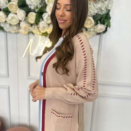 CARDIGAN CINTURA FIORE