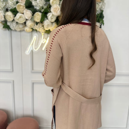 CARDIGAN CINTURA FIORE