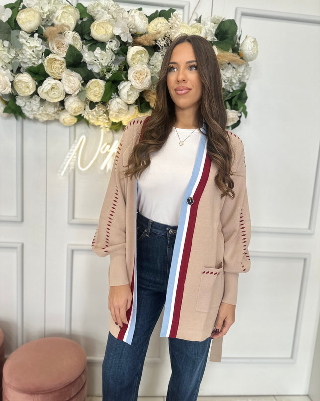 CARDIGAN CINTURA FIORE