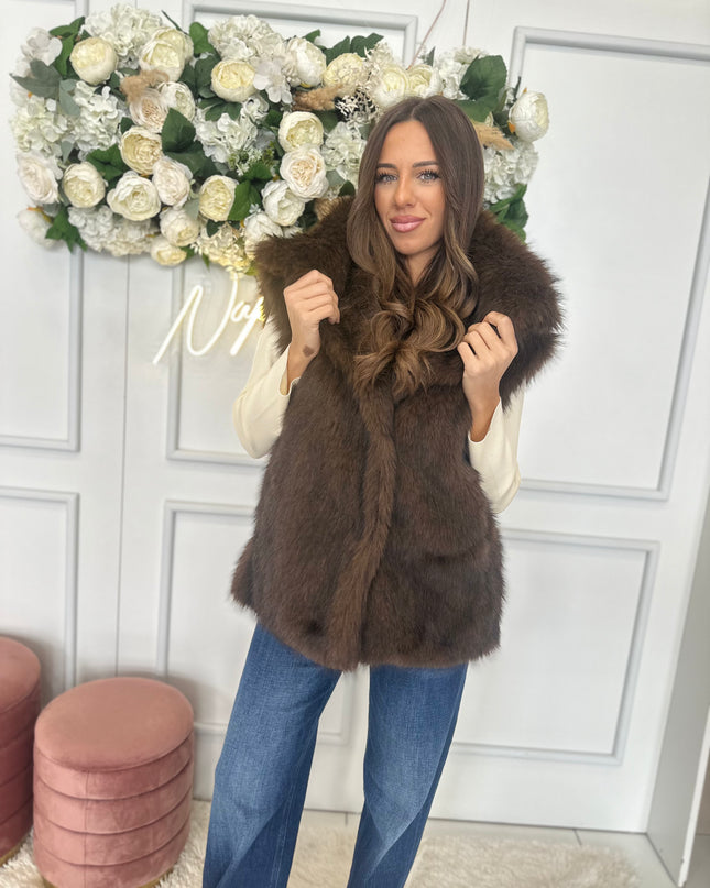 ECOPELLICCIA GILET ANGELA