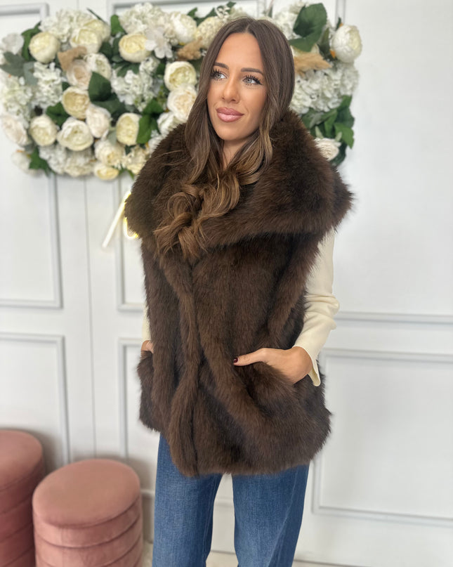 ECOPELLICCIA GILET ANGELA