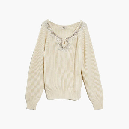 MAGLIONE SCOLLO GIOIELLO